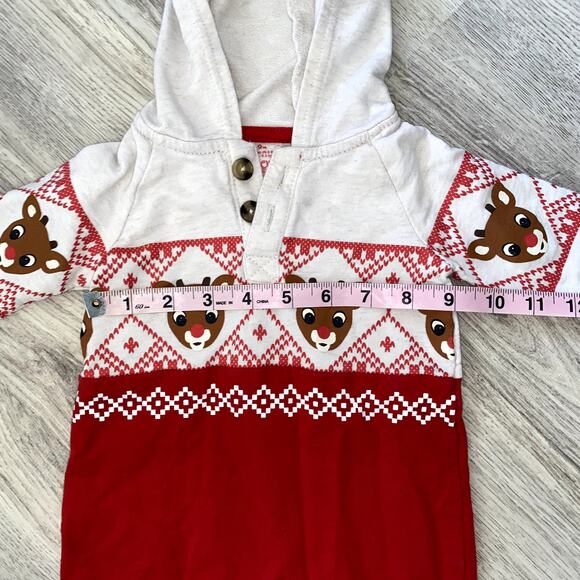 Christmas Baby Sweater & Reindeer Jumpsuit - Picture 2 of 8